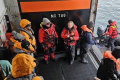 First trip ashore