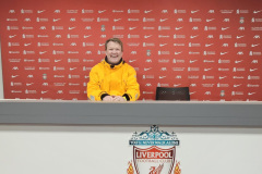 Giving a press briefing :-)