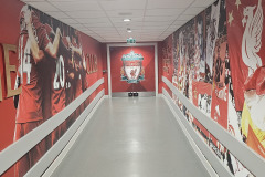 The view right before entering pitch