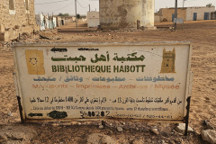Chinguetti is famous for old libraries where families have saved manus for centuries