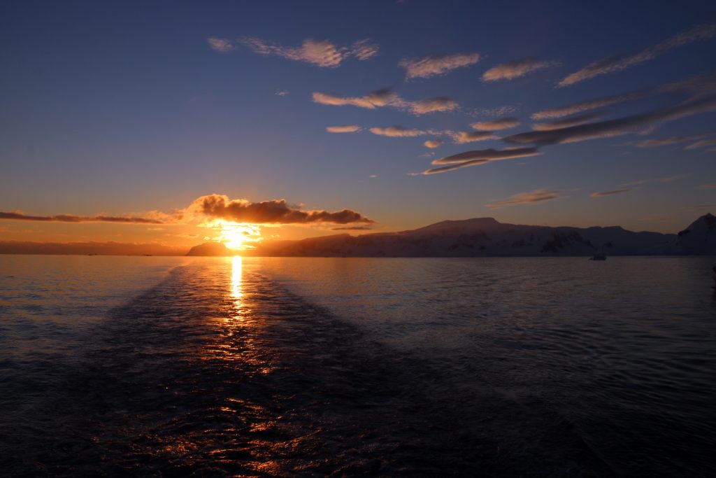 Årets sidste solnedgang