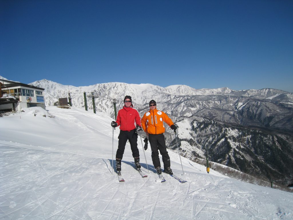 På ski i Happo One