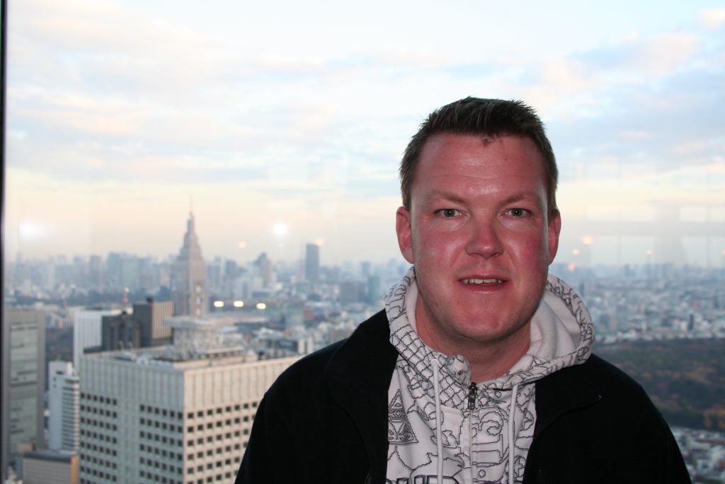 På toppen i Tokyo Tower