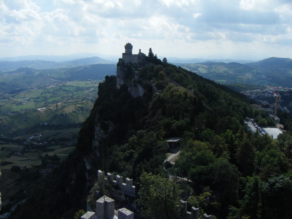 På toppen af San Marino