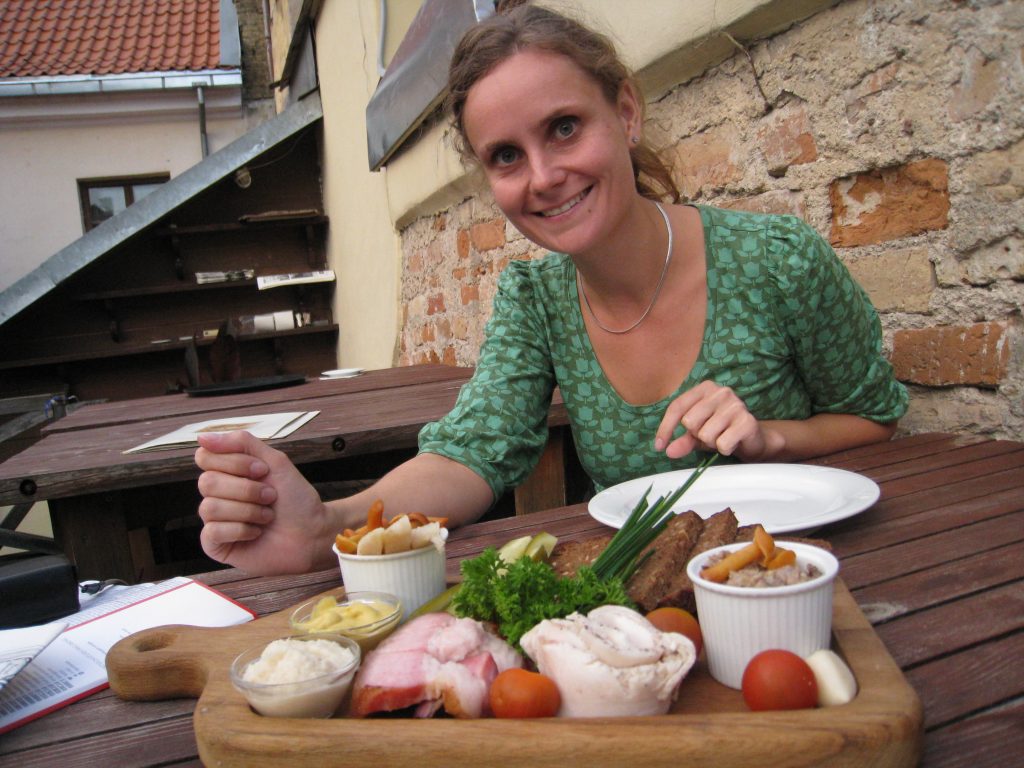 Middelaldermad i Vilnius