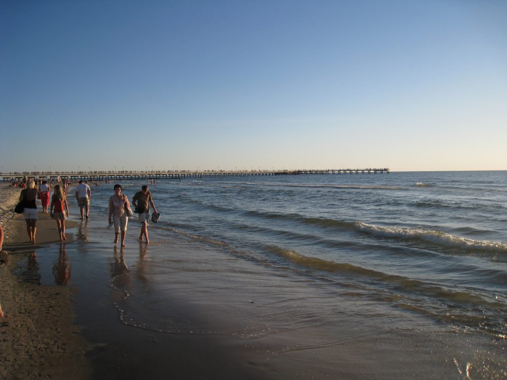 Ved stranden i Liepaja
