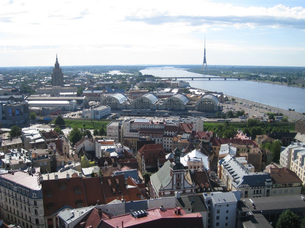Udsigt over Riga