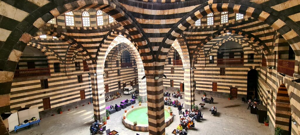 Gammelt caravanserei, Damascus
